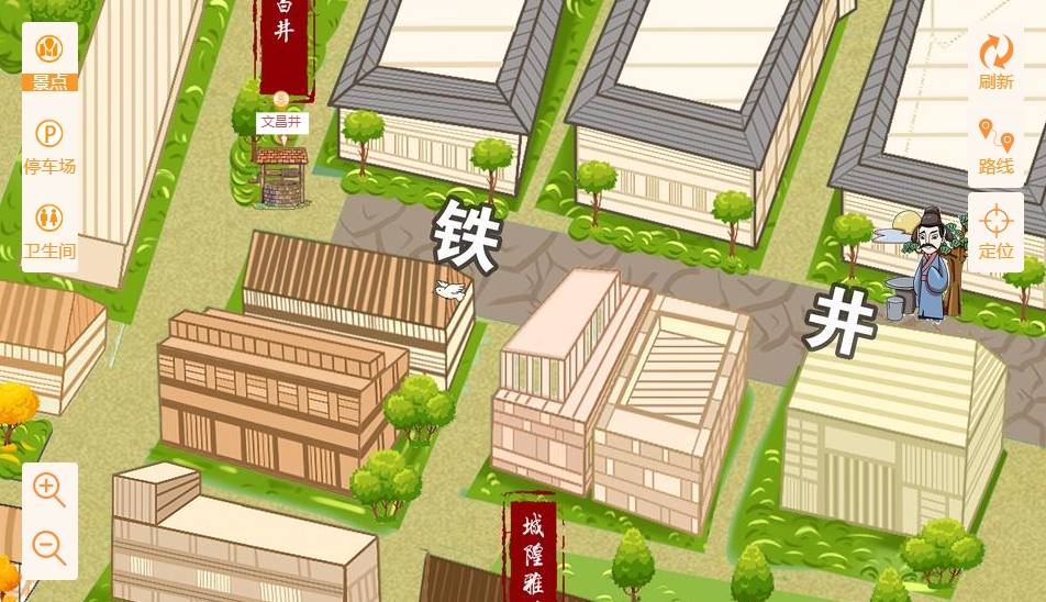 平山智慧景区：手绘地图与语音导览的完美融合