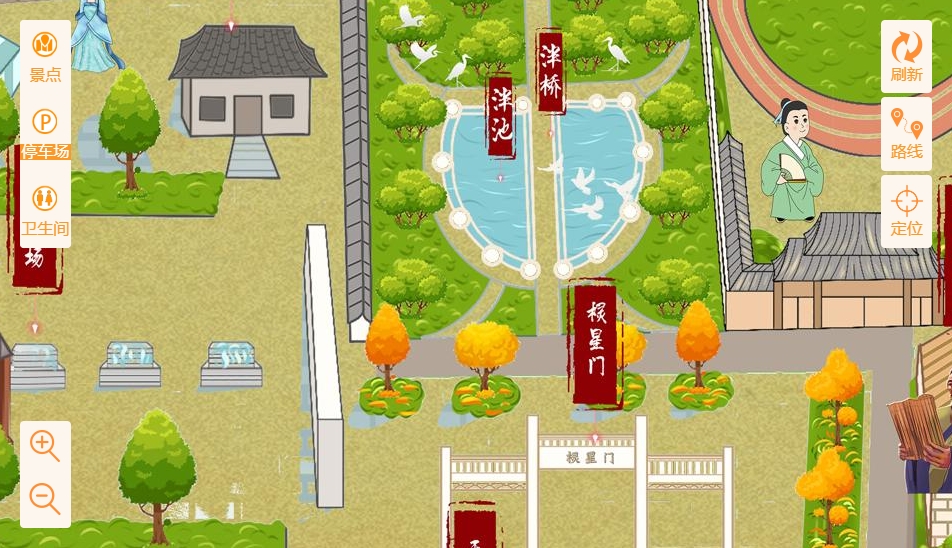 平山手绘地图景区语音讲解导览系统：智慧景区建设的基石